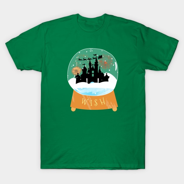 Wish Castle Globe T-Shirt by EnchantedTikiTees